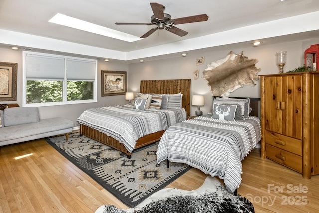 28 Mountain Vista Dr Unit 1 & 2, Asheville, NC 28804 - bedroom featuring wood finished floors and ceiling fan