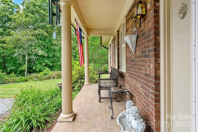 7050 W US-70 Hwy, Old Fort, NC 28762 - view of porch