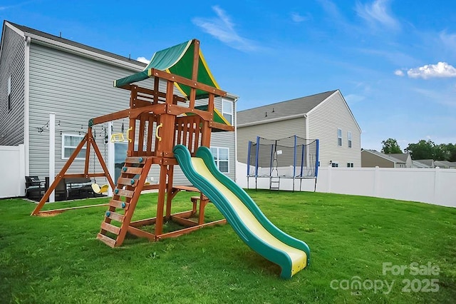 2013 Eastway Dr, Dallas, NC 28034 - view of jungle gym with a trampoline