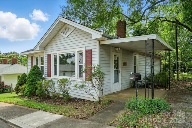 435 16th St, Cramerton, NC 28032 - view of front of property featuring a chimney