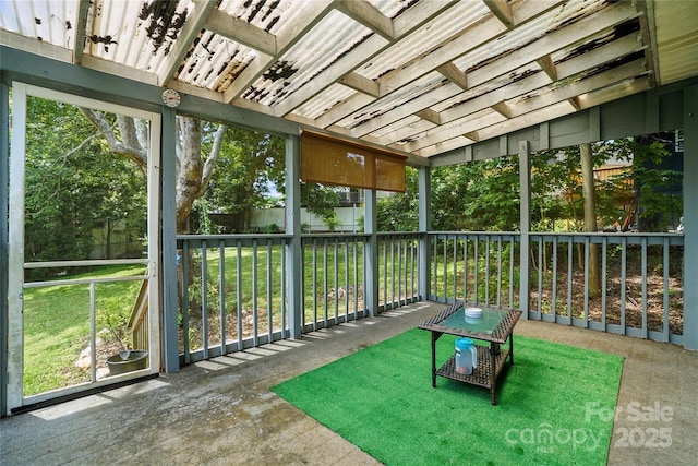 435 16th St, Cramerton, NC 28032 - unfurnished sunroom with plenty of natural light