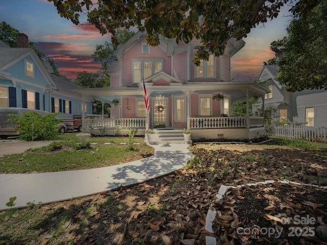 408 S Ellis St, Salisbury, NC 28144 - victorian home featuring covered porch