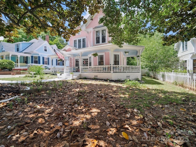 408 S Ellis St, Salisbury, NC 28144 - view of front of home featuring a porch and crawl space