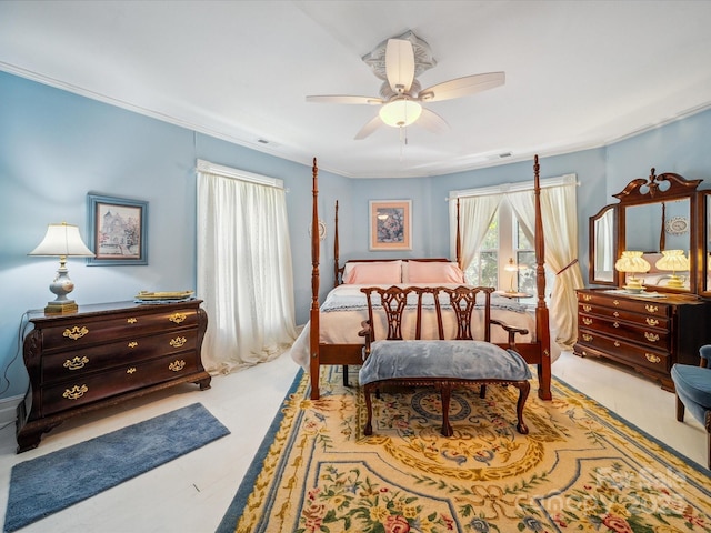 408 S Ellis St, Salisbury, NC 28144 - bedroom featuring ceiling fan