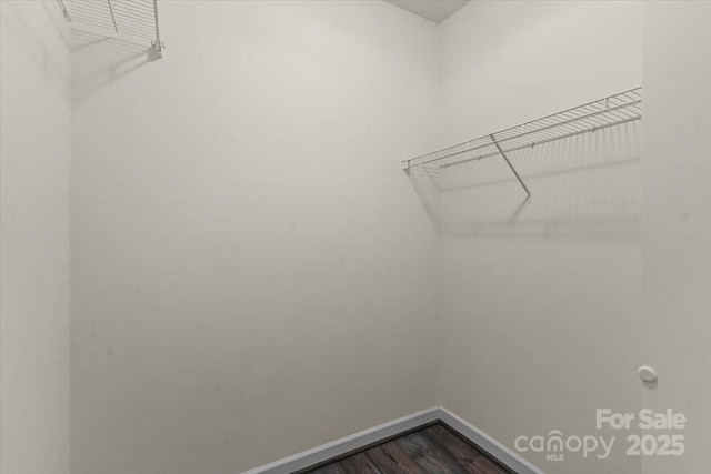 11911 Ridgeway Park Dr, Charlotte, NC 28277 - spacious closet with dark wood-style flooring