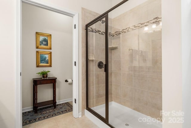 2066 Vermount Way, Indian Land, SC 29707 - full bathroom with a shower stall and tile patterned flooring