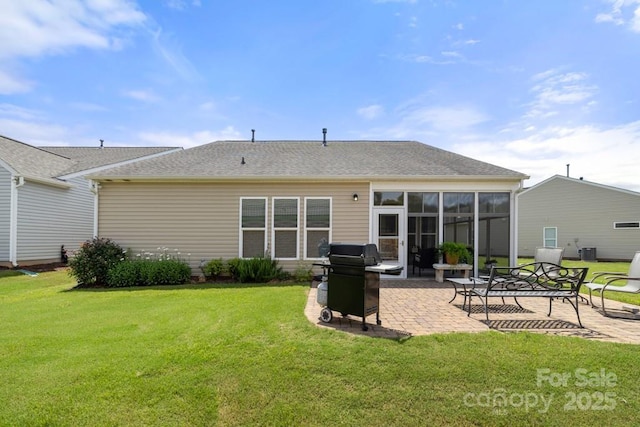 2066 Vermount Way, Indian Land, SC 29707 - back of house featuring a patio area, a yard, and roof with shingles