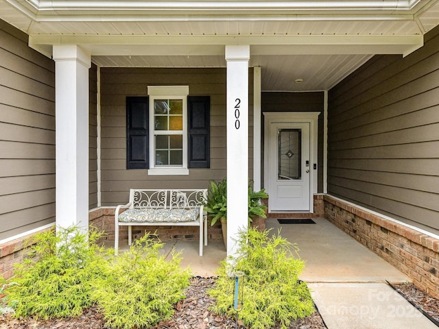 200 Sweet Briar Dr, Fort Mill, SC 29707 - doorway to property featuring covered porch