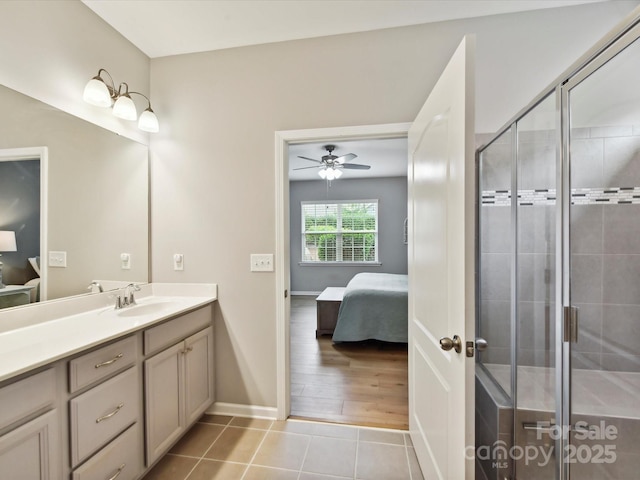 200 Sweet Briar Dr, Fort Mill, SC 29707 - full bath featuring connected bathroom, vanity, and a stall shower
