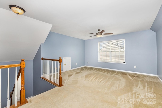 13305 Mallard Landing Rd, Charlotte, NC 28278 - carpeted empty room with a ceiling fan and baseboards