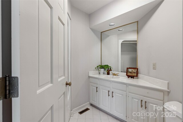 310 Southwood Ln, Columbus, NC 28722 - bathroom with vanity and tile patterned flooring