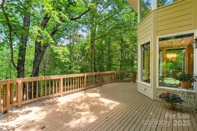 310 Southwood Ln, Columbus, NC 28722 - view of wooden deck
