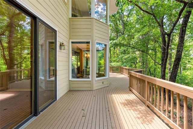 310 Southwood Ln, Columbus, NC 28722 - view of wooden deck