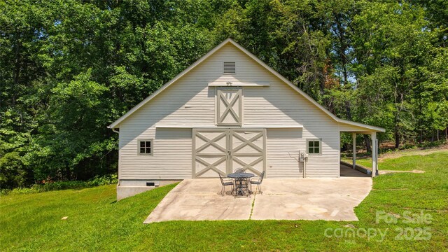 310 Southwood Ln, Columbus, NC 28722 - view of barn with a lawn