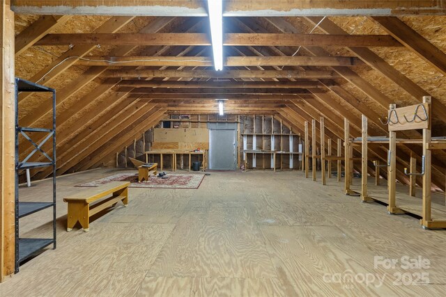 310 Southwood Ln, Columbus, NC 28722 - view of unfinished attic