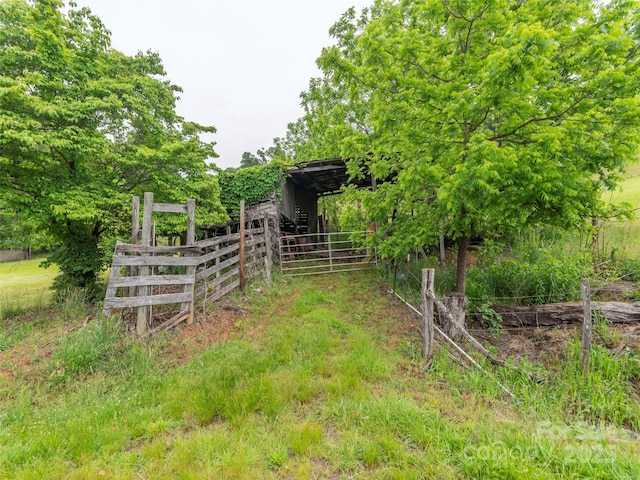 202 Terrell Rd, Clyde, NC 28721 - view of yard featuring an outdoor structure