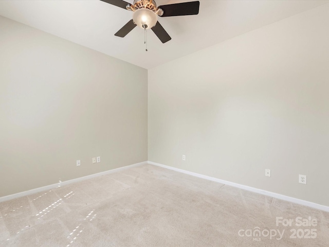 8603 Robinson Meadow Ct, Charlotte, NC 28277 - empty room with ceiling fan and light carpet
