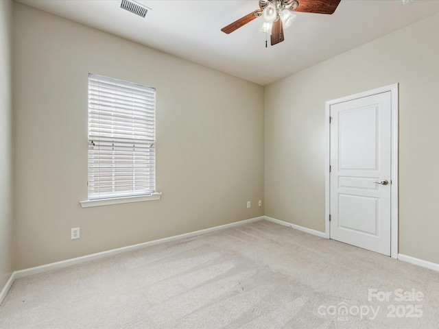 8603 Robinson Meadow Ct, Charlotte, NC 28277 - carpeted spare room featuring ceiling fan and baseboards