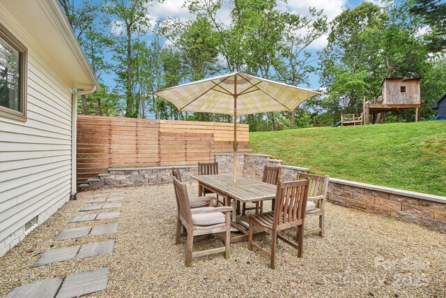 5 Lowry Ln, Weaverville, NC 28787 - view of patio with outdoor dining area