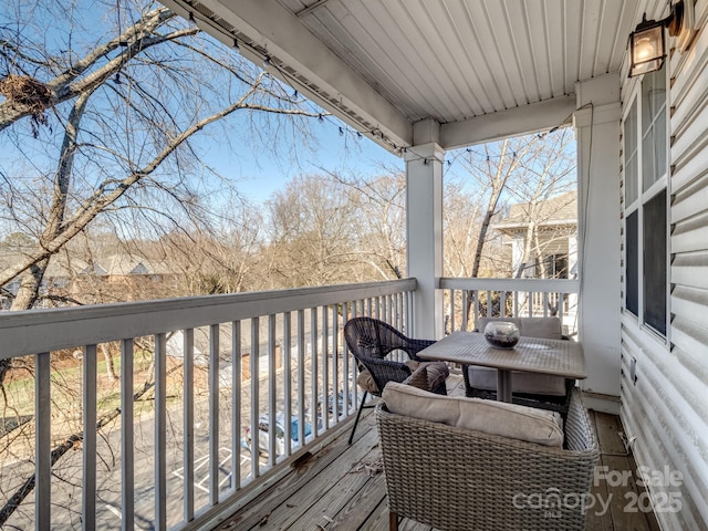 5617 Fairview Rd Unit 9, Charlotte, NC 28209 - view of wooden deck