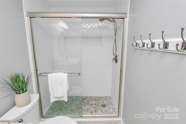 300 W 5th St Unit 003, Charlotte, NC 28202 - full bathroom with toilet and a stall shower