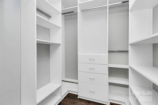 300 W 5th St Unit 003, Charlotte, NC 28202 - spacious closet with dark wood-type flooring
