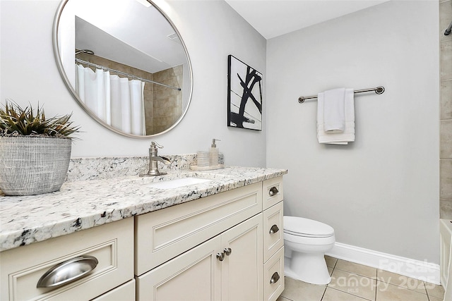 300 W 5th St Unit 003, Charlotte, NC 28202 - bathroom with vanity and tile patterned flooring