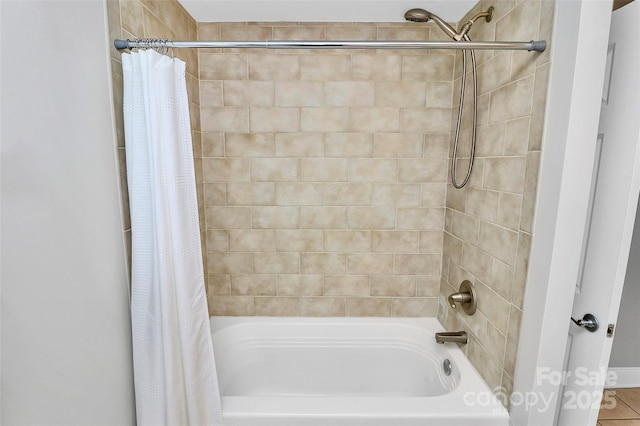 300 W 5th St Unit 003, Charlotte, NC 28202 - bathroom with shower / bathtub combination with curtain
