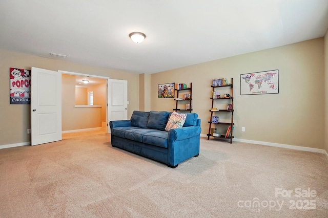 3106 Crosswind Dr, Fort Mill, SC 29707 - living room featuring carpet floors and baseboards