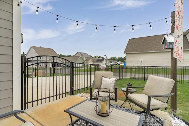 148 Kerri Dawn Ln, Locust, NC 28097 - view of patio / terrace featuring a residential view