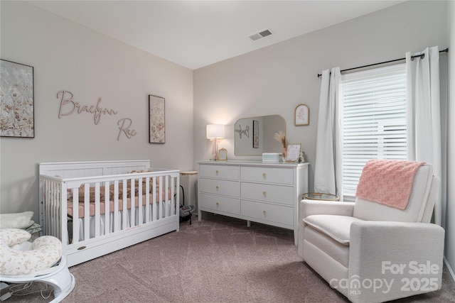 148 Kerri Dawn Ln, Locust, NC 28097 - bedroom with dark carpet and a nursery area