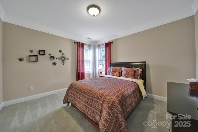 909 Autumn Glen Ct, Clover, SC 29710 - bedroom featuring carpet floors, ornamental molding, and baseboards