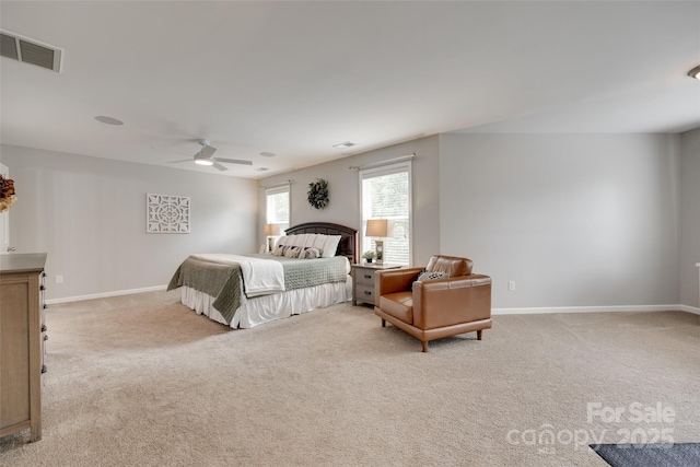424 Castlebury Ct, Clover, SC 29710 - bedroom featuring carpet, baseboards, and a ceiling fan