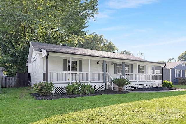 4838 Keats Ave, Charlotte, NC 28212 - single story home with covered porch, brick siding, and roof with shingles