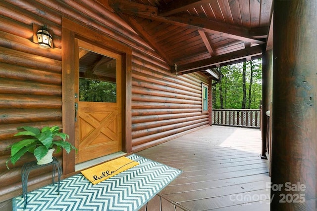76 Isuhdavga Ct, Brevard, NC 28712 - view of deck