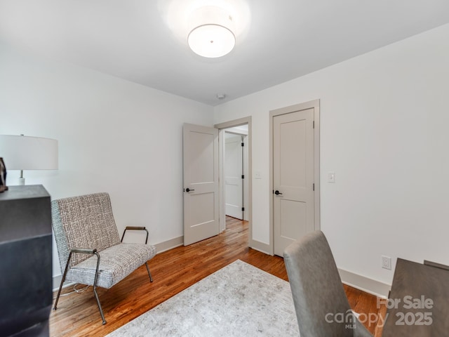2114 Thurmond Pl, Charlotte, NC 28205 - office space featuring wood finished floors and baseboards