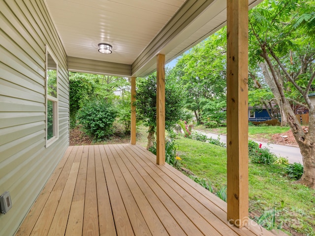 123 Edwards Ave, Swannanoa, NC 28778 - view of deck