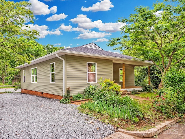 123 Edwards Ave, Swannanoa, NC 28778 - view of front of home featuring covered porch and roof with shingles