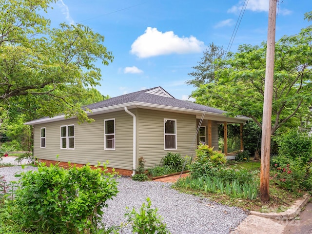 123 Edwards Ave, Swannanoa, NC 28778 - view of property exterior with roof with shingles