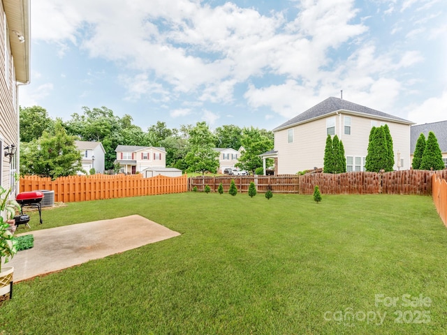 6532 Prosperity Commons Dr, Charlotte, NC 28269 - view of yard with a patio area and cooling unit