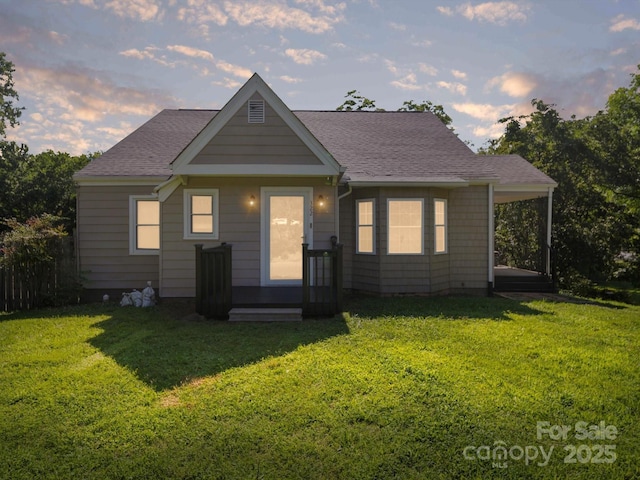 322 Peachtree St, Albemarle, NC 28001 - view of front of home with roof with shingles