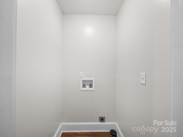 322 Peachtree St, Albemarle, NC 28001 - laundry area featuring hookup for a washing machine and electric dryer hookup