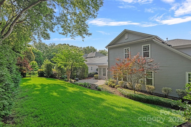 16909 Red Cow Rd, Charlotte, NC 28277 - back of property with a yard and a patio area