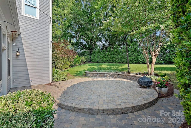 16909 Red Cow Rd, Charlotte, NC 28277 - view of patio / terrace with view of scattered trees