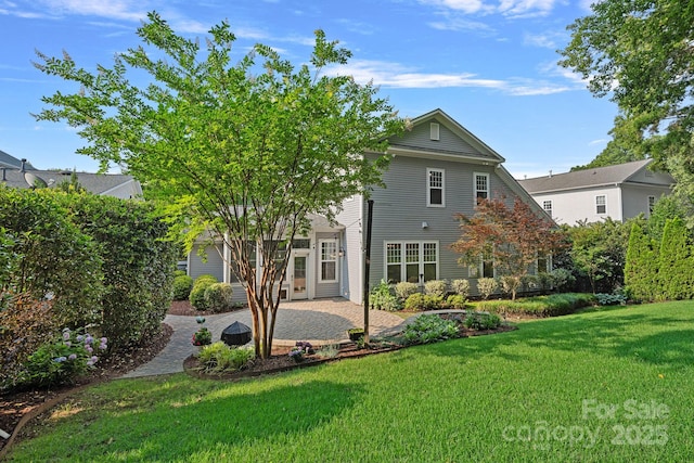 16909 Red Cow Rd, Charlotte, NC 28277 - rear view of house with a yard and a patio