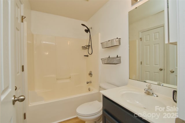 4001 Brook Valley Run, Monroe, NC 28110 - full bathroom featuring vanity, toilet, and shower / washtub combination