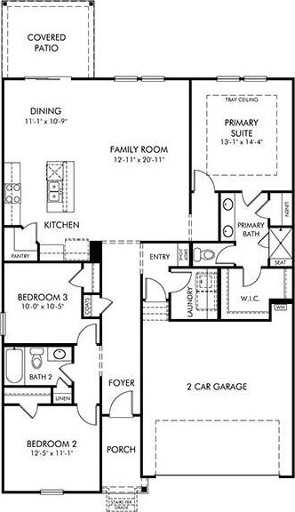 2119 Rolling Hills Ct, Stanley, NC 28164 - view of floor plan / room layout