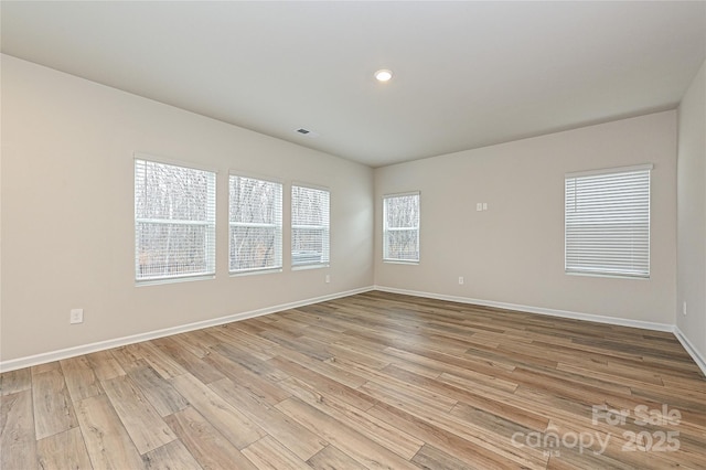 2123 Rolling Hills Ct, Stanley, NC 28164 - empty room with light wood-style flooring and recessed lighting