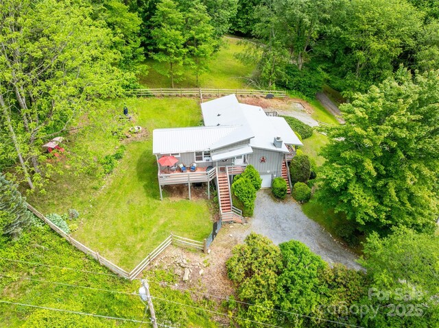 131 Apple Blossom Ln, Maggie Valley, NC 28751 - view from above of property