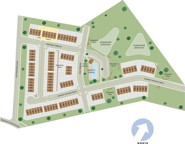 6118 Starview Ter, Charlotte, NC 28216 - map of parcels